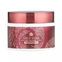 Enough Gold Snail Moisture Whitening Cream увлажняющий крем для лица с муцином улитки и золотом