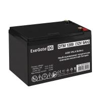 ExeGate Батарея аккумуляторная ExeGate DTM 1209 ES252438RUS, 12В 9.0А*ч, тип разъема F1