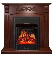 Каминокомплект Royal Flame Sorrento угловой - Орех с очагом Majestic FX Black