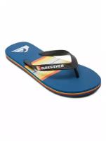 Сланцы Quiksilver Molokai Resin Tint Blue 1, Цвет голубой, Размер 13