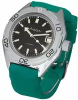 Мужские наручные часы Восток Амфибия 670922-resin-green, резина, зеленый