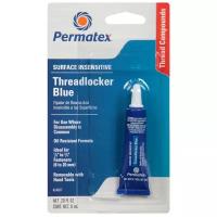 Фиксатор резьбовых соединений средней фиксации разъемный PERMATEX Threadlocker Blue 24027/24300 50 г синий 6 мл