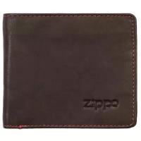 Портмоне Zippo 2005116, фактура гладкая, коричневый