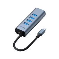 USB-концентратор Baseus Enjoy Series Type-C (CAHUB-Q0G), разъемов: 5