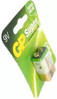 Батарейка GP Super ALKALINE 6LR61, 9 В BL1