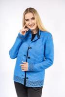 Жакет женский вязаный АNRI knitwear Ж0385 с центральной застежкой на петли и пуговицы 50р