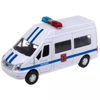 Полицейский автомобиль ТЕХНОПАРК Ford Transit Полиция (SB-13-02-2) 1:43, 18 см