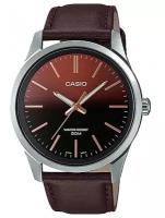 Наручные часы CASIO Collection MTP-E180L-5AVEF, серебряный, коричневый