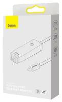 Адаптер Type-C to RJ45 Lite Series Baseus WKQX000202 RJ45 LAN PORT ETHERNET ADAPTER 1000 Mbps, AIR