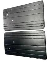 Обивка передних дверей ВАЗ 2107 кожа, обшивка карт дверных на ДВП - пара