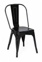 Стул LOFT CHAIR (mod. 012), металл, 45*35*85см, черный/black vintage