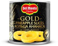 Ананасы Del Monte Gold кольца в соке