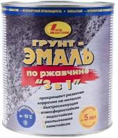 Грунт-эмаль по ржавчине 3 в 1 атмосферостойкая, черный (3л) Новбытхим