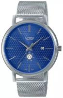 Наручные часы CASIO Collection MTP-B125M-2A, серебряный, синий