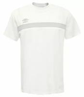 Футболка UMBRO SMART COTTON TEE 312016-018 бел/серый YS