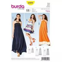 Выкройка Burda 6929-Платье