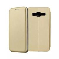 Чехол-книжка Fashion Case для Samsung Galaxy J3 (2016) J320 золотой