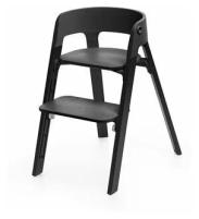 Стульчик Stokke Steps: сидение Black, ножки Oak Black 349705