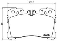 Дисковые тормозные колодки передние TRIALLI PF 4367 для Lexus LS (4 шт.)