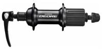 Втулка задняя Shimano T610 Deore: 32 H, 8/9/10 скоростей, QR, цвет чёрный