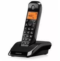 Радиотелефон Motorola Dect S1201 черный АОН