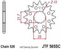 Звезда ведущая, JT 565.14SC