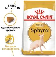 ROYAL CANIN SPHYNX ADULT для взрослых сфинксов (2 + 2 кг)