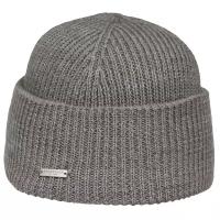 Шапка SEEBERGER арт. 18236-0 TURN-UP BEANIE (серый), размер ONE