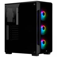 Корпус Corsair iCUE 220T RGB CC-9011173-WW Airflow Tempered Glass Mid-Tower Smart Case — Black