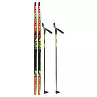 Комплект лыжный бренд ЦСТ (150/110 (+/-5 см), крепление: SNS), цвета микс 1168561
