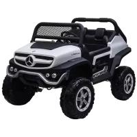 RiverToys Багги Mercedes-Benz Unimog Concept P555BP 4WD, белый