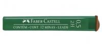 Грифели для механических карандашей Faber-Castell "Polymer", 12шт., 0,5мм, 2H 286024