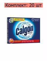 Calgon Средство 2 в 1 для смягчения воды и предотвращения накипи порошок, 400 г, 20 шт