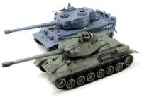 Радиоуправляемый танковый бой Т34 и Tiger Zegan 1:28 2.4G - ZEG-99824