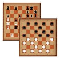 Десятое королевство Шахматы и шашки демонстрационные (03903) игровая доска в комплекте