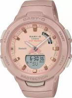 Наручные часы CASIO Baby-G BSA-B100CS-4A, розовый, черный