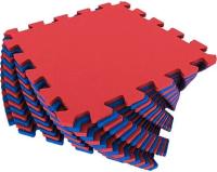 Набор мягких плиток (коврик-пазл) 25х25х0.9 см, красно-синий