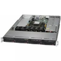 Сервер Supermicro SuperServer 5019P-WTR без процессора/без накопителей/количество отсеков 3.5" hot swap: 4/1 x 500 Вт/LAN 10 Гбит/c