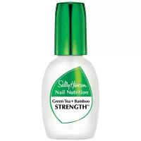 Sally Hansen Базовое и верхнее покрытие 2 в 1 Nail Nutrition Green Tea + Bamboo Strength