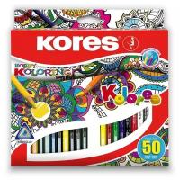 Kores Hobby Koloring, 50 цветов (695631) разноцветный