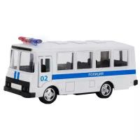 Автобус ТЕХНОПАРК ПАЗ 3206 Полиция (X600-H09140-R) 1:61, 11 см