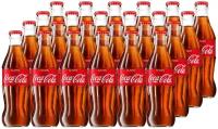 Газированный напиток Coca-Cola Classic, 0.25 л, стеклянная бутылка, 24 шт
