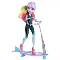 Кукла Monster High Лагуна Блю на скутере, 26 см, DNX06