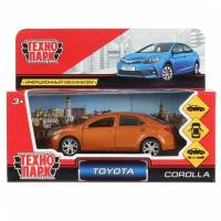 Машинка TOYOTA COROLLA 12см, технопарк, золотистая