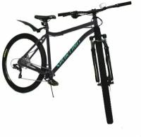 Горный велосипед SPORTING 29 2.0 D, 29", рост 17", 8 скоростей, черный/бирюзовый