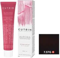 Крем-краска CUTRIN AURORA  7.37G Легкое золотое дерево, для волос, 60 мл