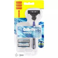 Многоразовый бритвенный станок Gillette Mach3 Start, 3 шт