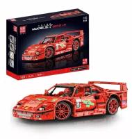 Конструктор Mould King 13095 Ferrari F40 LM 1:10 (статическая версия без моторизации), 2688 деталей, подарок мальчику, конструктор техник