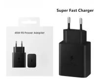Адаптер питания для Samsung 45W PD Adapter USB-C / Супер быстрая зарядка Super Fast Charging 45Вт / Black