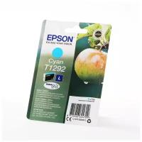 Картридж струйный оригинальный Epson T1292 / C13T12924011 / C13T12924012 / C13T12924010 голубой